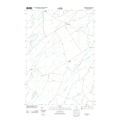 2013 Map of Bigelow, 2013 Print