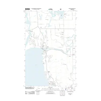 2011 Map of Bigfork, 2011 Print