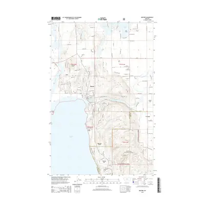 2014 Map of Bigfork, 2014 Print
