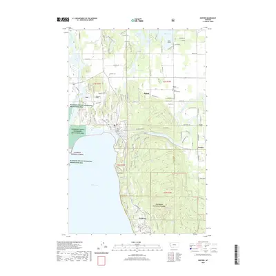 2020 Map of Bigfork, 2020 Print
