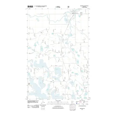 2011 Map of Bigfork, 2011 Print