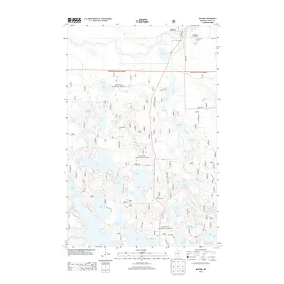 2013 Map of Bigfork, 2013 Print