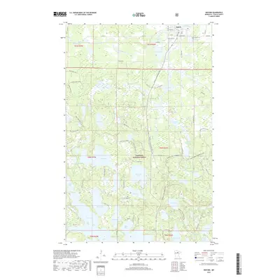 2019 Map of Bigfork, 2019 Print