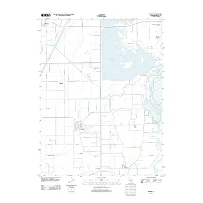 2012 Map of Biggs, 2012 Print