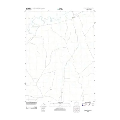 2010 Map of Bighole Butte, 2010 Print