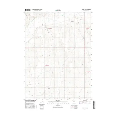 2016 Map of Bighole Butte, 2016 Print
