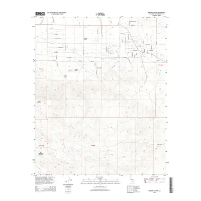 2015 Map of Bighorn Canyon, 2015 Print