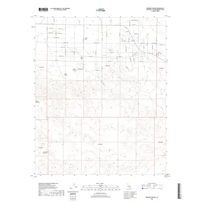 2018 Map of Bighorn Canyon, 2018 Print