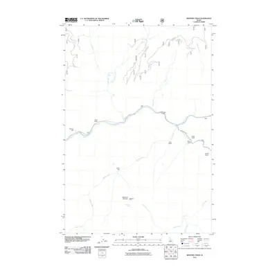 2011 Map of Bighorn Crags, 2011 Print