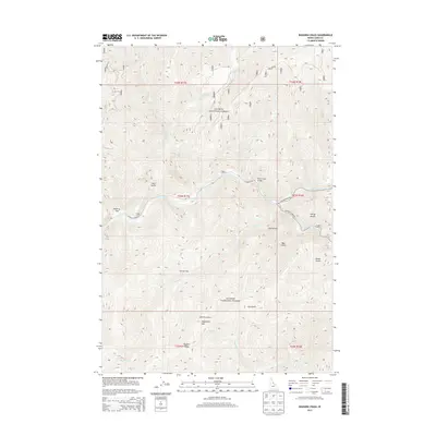 2013 Map of Bighorn Crags, 2013 Print
