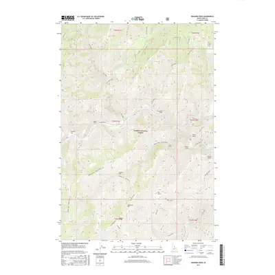 2017 Map of Bighorn Crags, 2017 Print