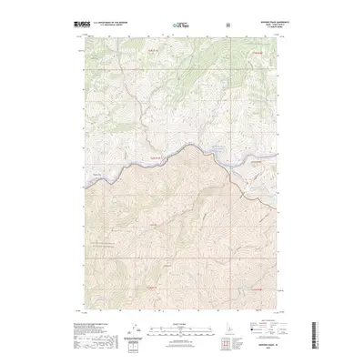 2023 Map of Bighorn Crags, 2023 Print