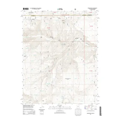 2013 Map of Bighorn Peak, 2013 Print