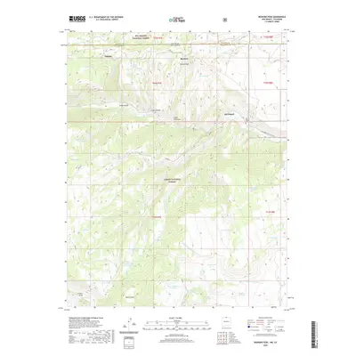 2020 Map of Bighorn Peak, 2020 Print