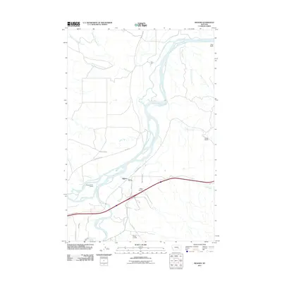2011 Map of Bighorn, 2011 Print