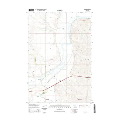 2014 Map of Bighorn, 2014 Print