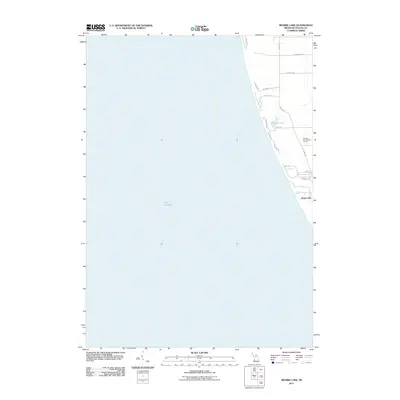 2011 Map of Bigsbie Lake, 2011 Print