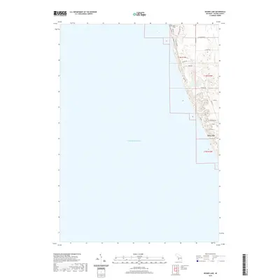2019 Map of Bigsbie Lake, 2019 Print