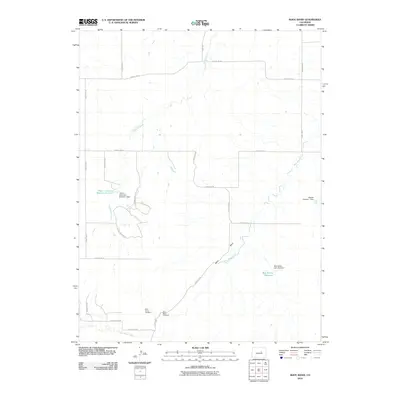 2010 Map of Bijou Basin, 2010 Print