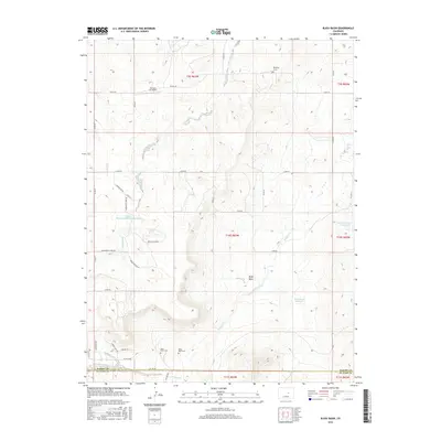 2016 Map of Bijou Basin, 2016 Print