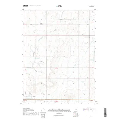 2019 Map of Bijou Basin, 2019 Print