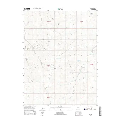 2016 Map of Bijou, 2016 Print