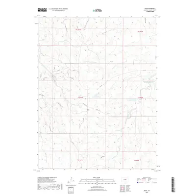 2019 Map of Bijou, 2019 Print