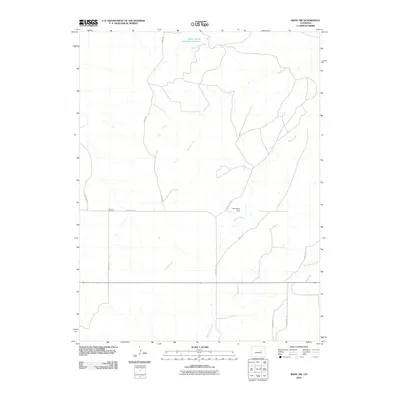 2010 Map of Bijou SW, 2010 Print
