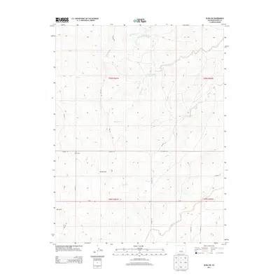 2013 Map of Bijou SW, 2013 Print