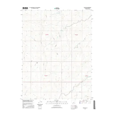 2016 Map of Bijou SW, 2016 Print
