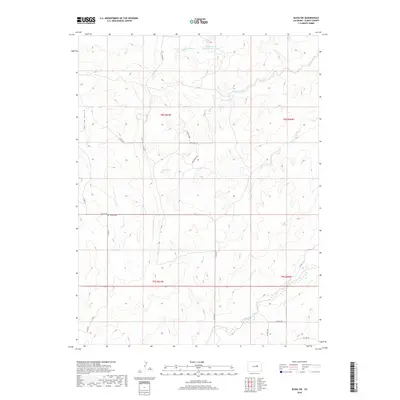 2019 Map of Bijou SW, 2019 Print