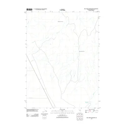 2011 Map of Bilk Creek Reservoir, 2011 Print