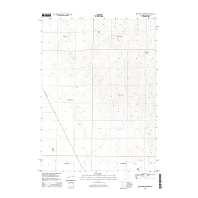 2015 Map of Bilk Creek Reservoir, 2015 Print