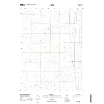2017 Map of Bill SE, 2017 Print