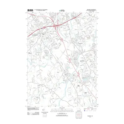 2012 Map of Billerica, 2012 Print