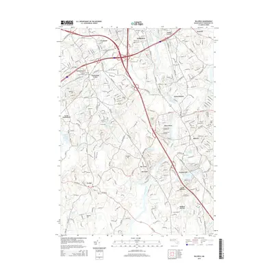 2015 Map of Billerica, 2015 Print