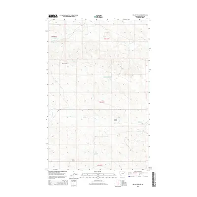 2014 Map of Billick Coulee, 2014 Print