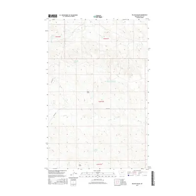 2017 Map of Billick Coulee, 2017 Print