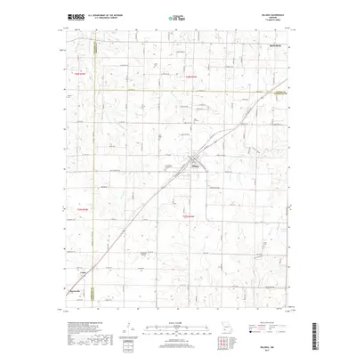 2017 Map of Billings, 2017 Print