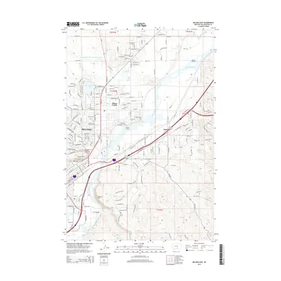 2014 Map of Billings East, 2014 Print