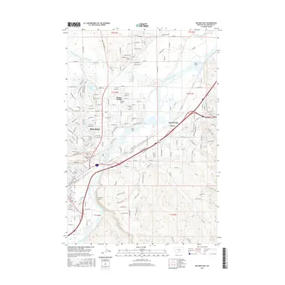 2017 Map of Billings East, 2017 Print