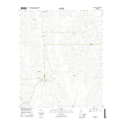 2014 Map of Billingsley, 2014 Print