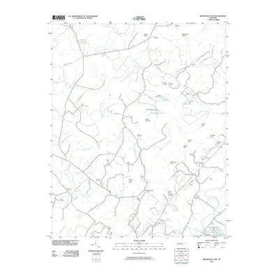 2010 Map of Billingsley Gap, 2010 Print