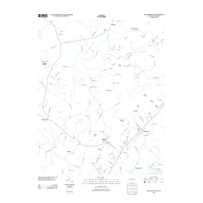 2013 Map of Billingsley Gap, 2013 Print
