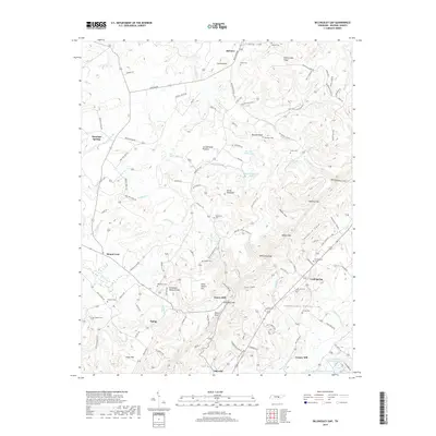 2019 Map of Billingsley Gap, 2019 Print