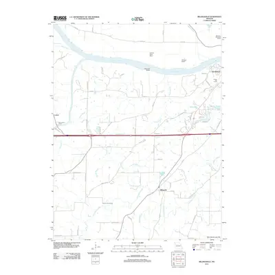 2011 Map of Billingsville, 2011 Print