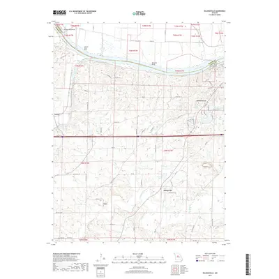 2017 Map of Billingsville, 2017 Print