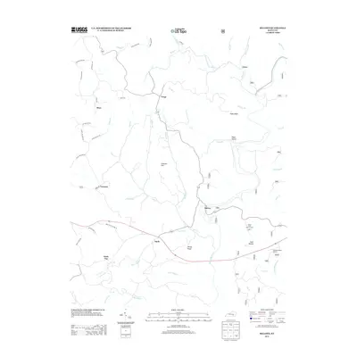 2013 Map of Billows, 2013 Print