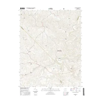 2016 Map of Billows, 2016 Print
