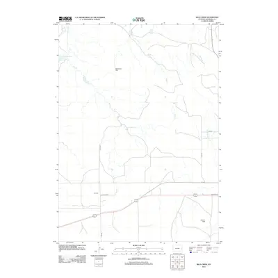 2012 Map of Bills Creek, 2012 Print